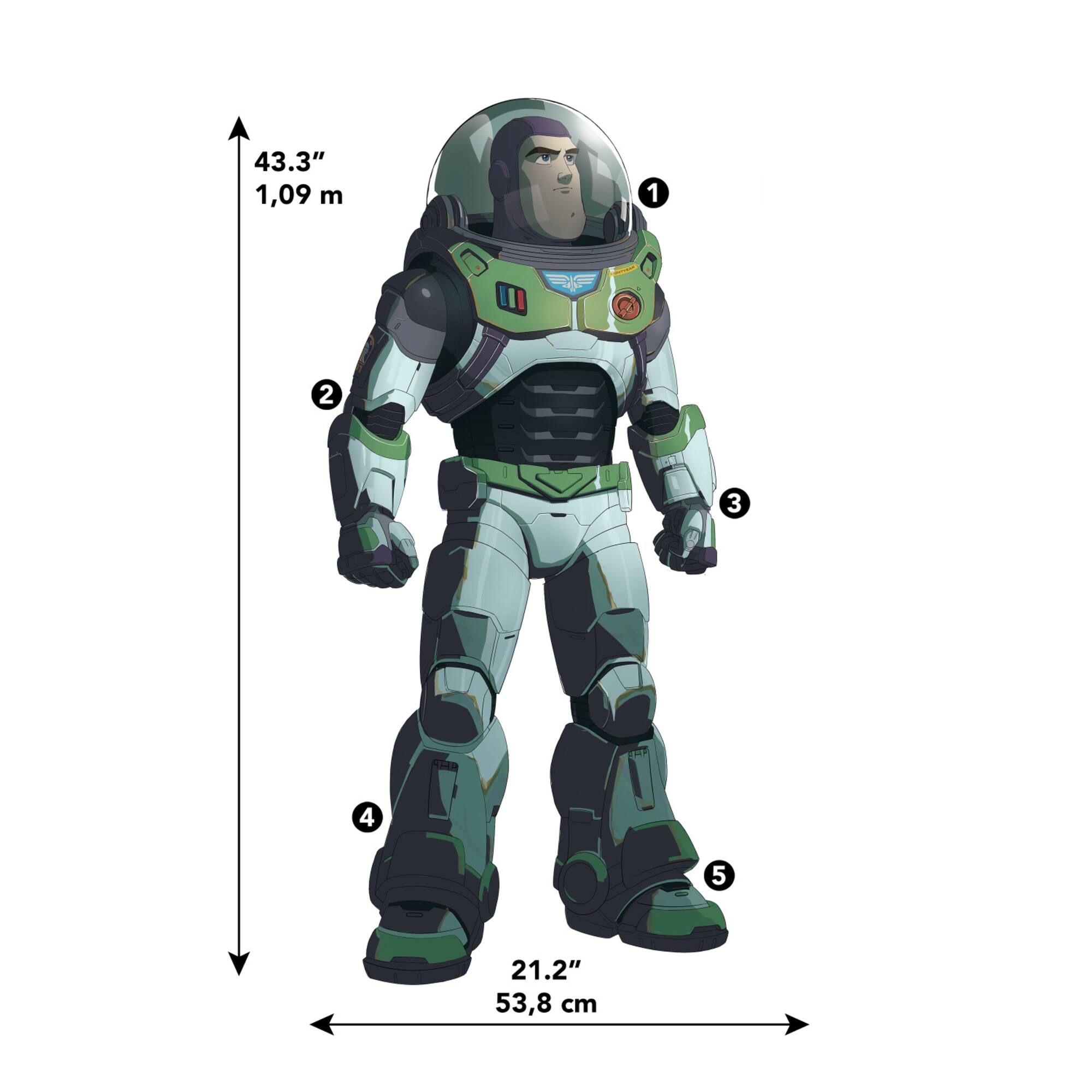 RoomMates Disney Pixar Lightyear Peel & Stick Giant Wall Decals